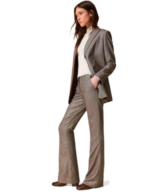 25FW 트윈셋 스트레이트 팬츠 252TT2161 12864 38 Beige - TWINSET