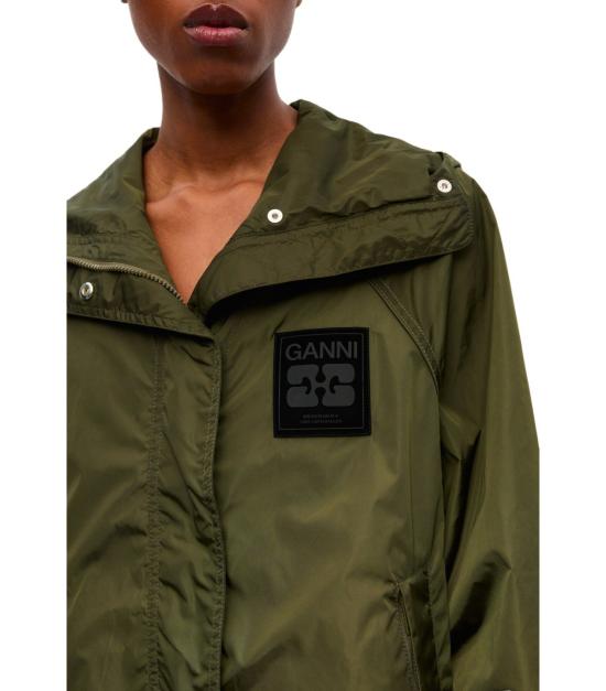 25FW 가니 자켓 W0737 861 S M Green - GANNI