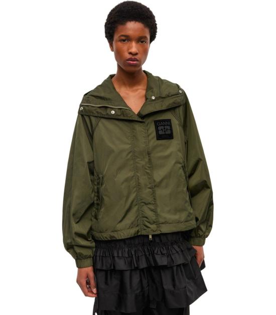 25FW 가니 자켓 W0737 861 S M Green - GANNI