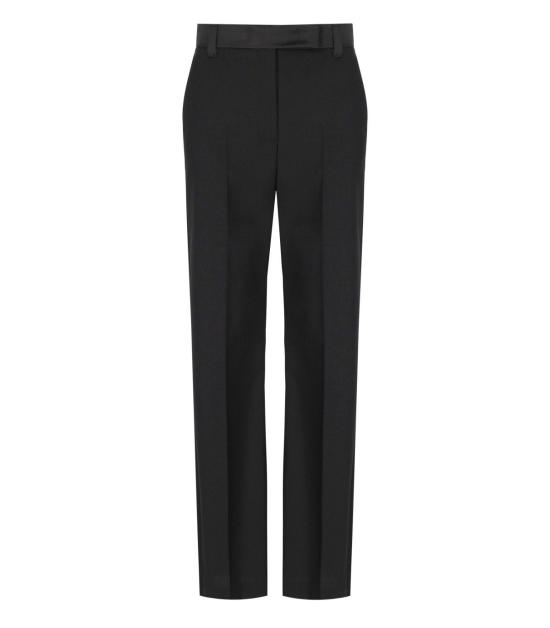 25FW 위켄드막스마라 스트레이트 팬츠 2525136013600 003 38 Black