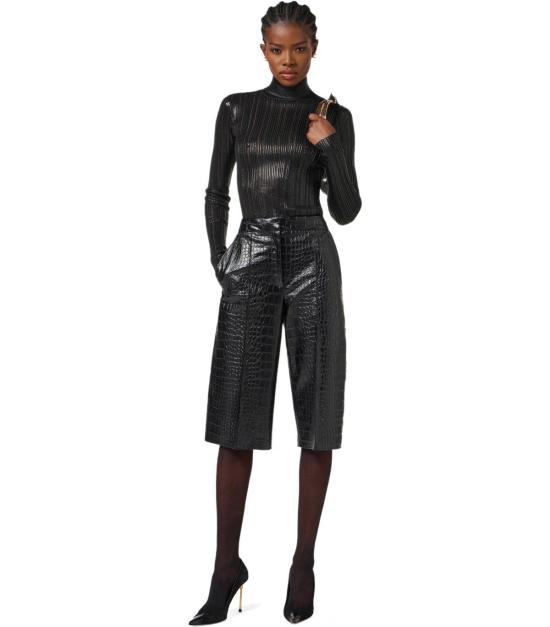 25FW 엘리자베타프랜치 긴팔 티셔츠 MK17Q58E2 110 40 Black - ELISABETTA FRANCHI