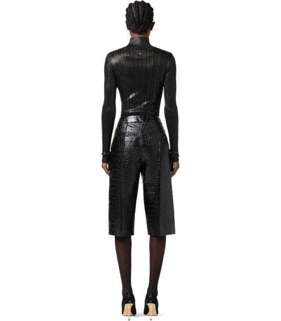 25FW 엘리자베타프랜치 긴팔 티셔츠 MK17Q58E2 110 40 Black - ELISABETTA FRANCHI
