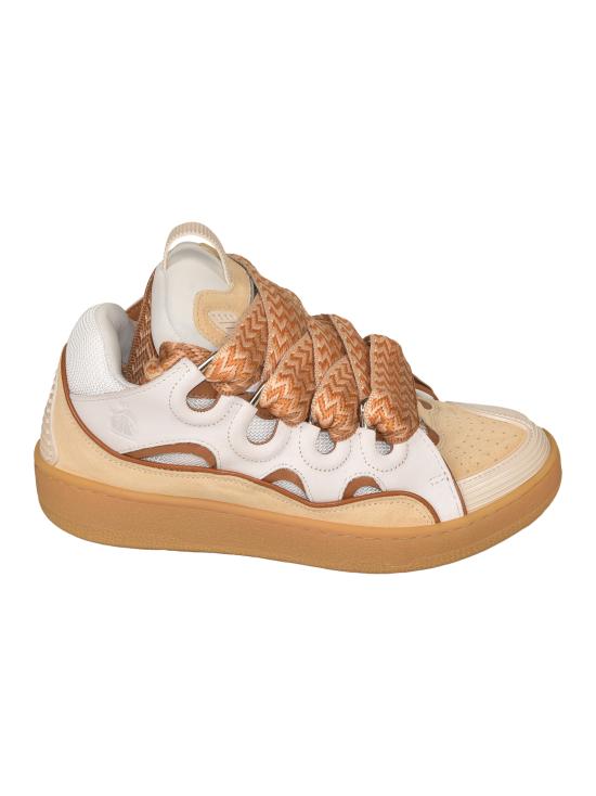 25FW 랑방 스니커즈 FUSKDK12BICOE25 B083 White honey