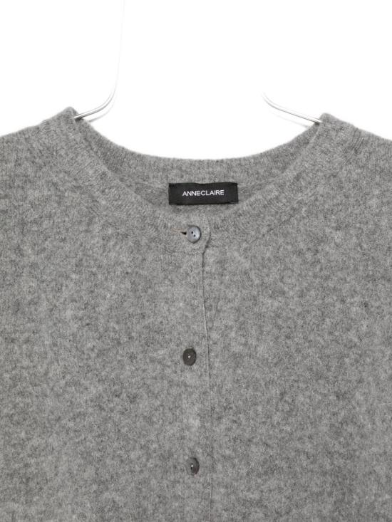 25FW 안네클레르 가디건 D1362 1356621 Grey - ANNECLAIRE