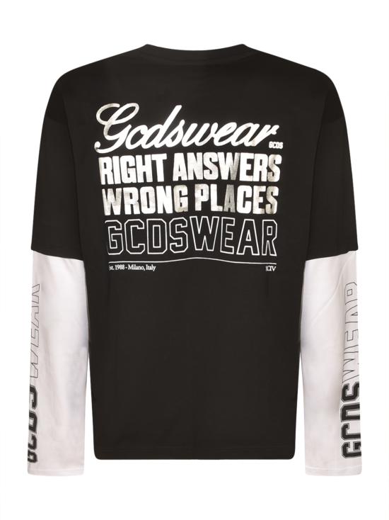 25FW 지씨디에스 반팔 티셔츠 B2CM2206JF1 99 Black - GCDS