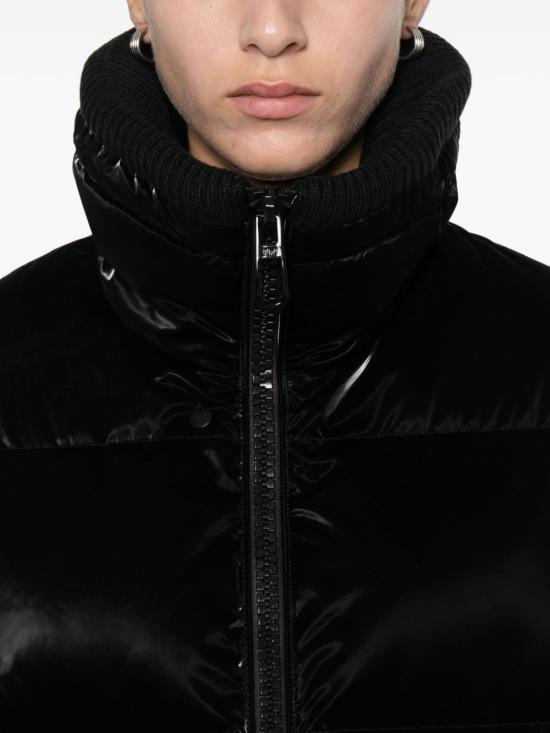 25FW 두노 숏패딩 GLOSSYGAVIA 901 Black - DUNO