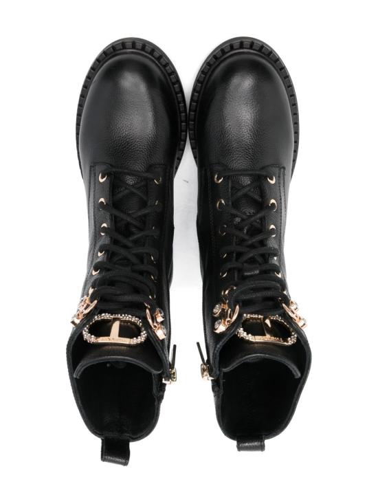 25FW [키즈] 트윈셋 미들 부츠 252GCJ028 00006 Black - TWINSET