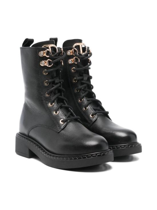 25FW [키즈] 트윈셋 미들 부츠 252GCJ028 00006 Black