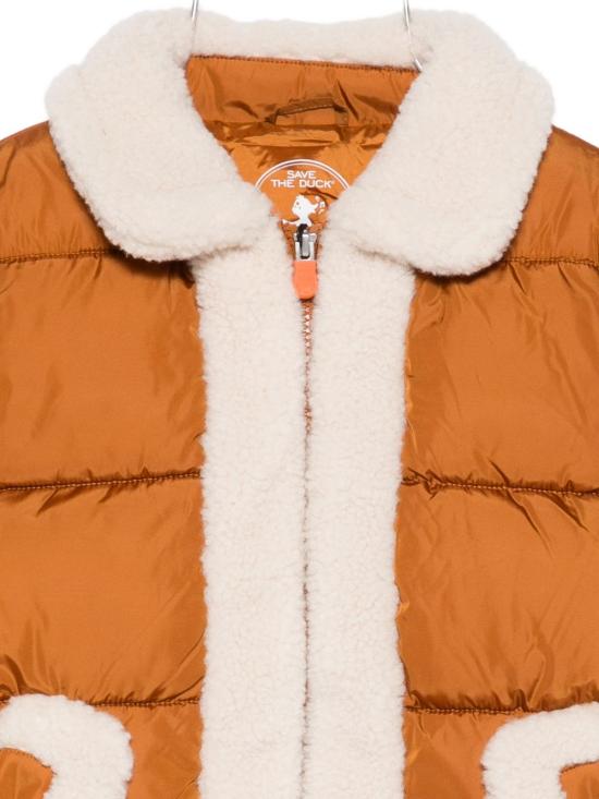 25FW [키즈] 세이브더덕 패딩 J32338G MEGA2140044 Brown - SAVE THE DUCK