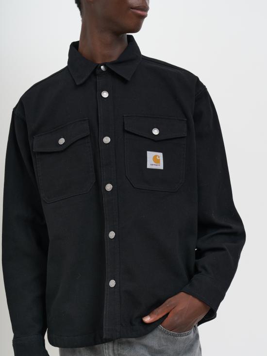 25FW 칼하트 WIP 긴팔 셔츠 MI03530589XX Black - CARHARTT WIP