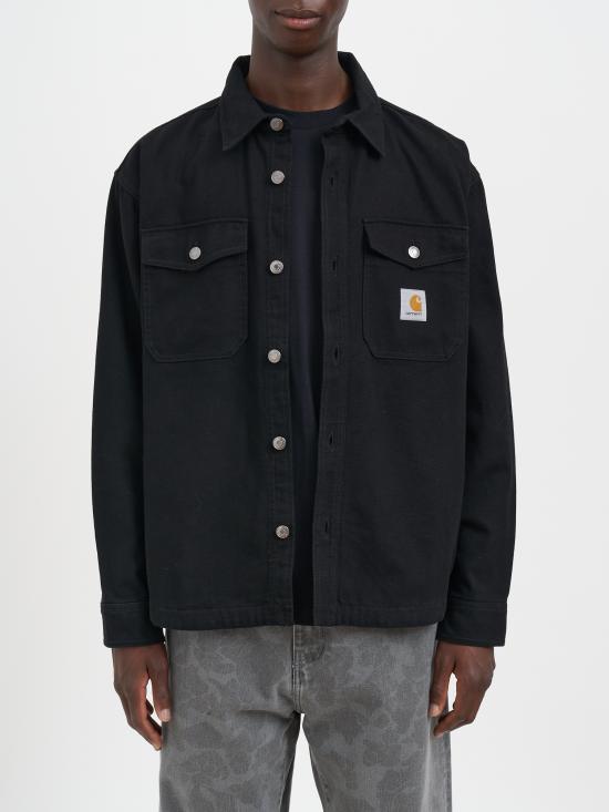 25FW 칼하트 WIP 긴팔 셔츠 MI03530589XX Black - CARHARTT WIP