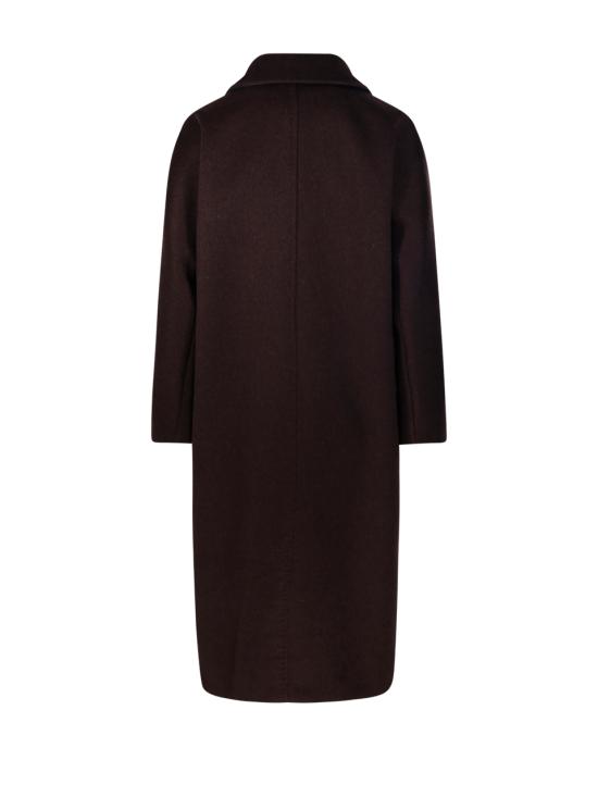 25FW 막스마라 더블 브레스티드 울 코트 2521016105600 001 MARRONE - MAX MARA