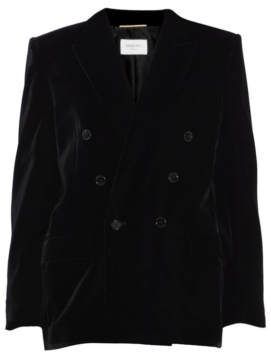 25FW 생로랑 수트 자켓 842990 Y525R1000 Black