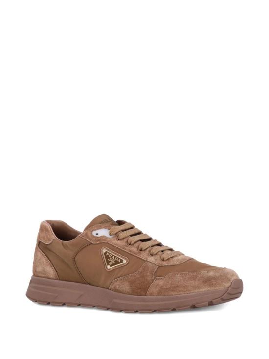 25FW 프라다 프랙스 2.0 리나일론 및 스웨이드 스니커즈 2EE436FG000D7C F0594 Sughero - PRADA