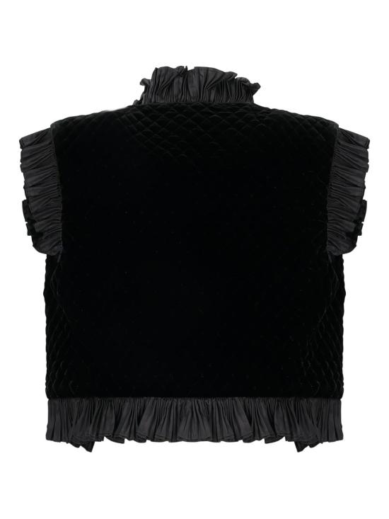 25FW 발렌티노 가라바니 베스트 7B0CF0S5 9Q90NO Black - VALENTINO GARAVANI