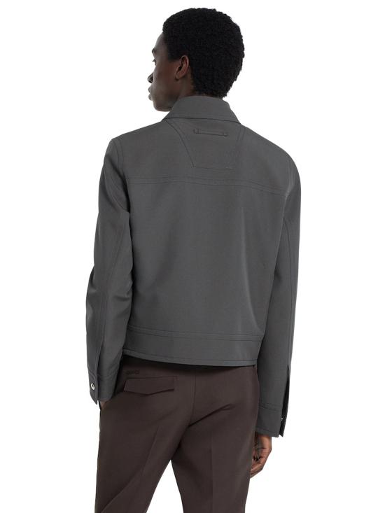 25FW 구찌 테크니컬 파나마 자켓 841315ZAFKB 1088 Grey - GUCCI