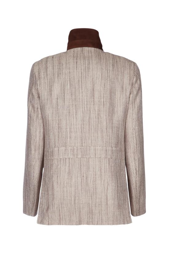 25FW 로로피아나 수트 자켓 FAQ0521 F6MR VENICE BRICOLA WHITE - LORO PIANA