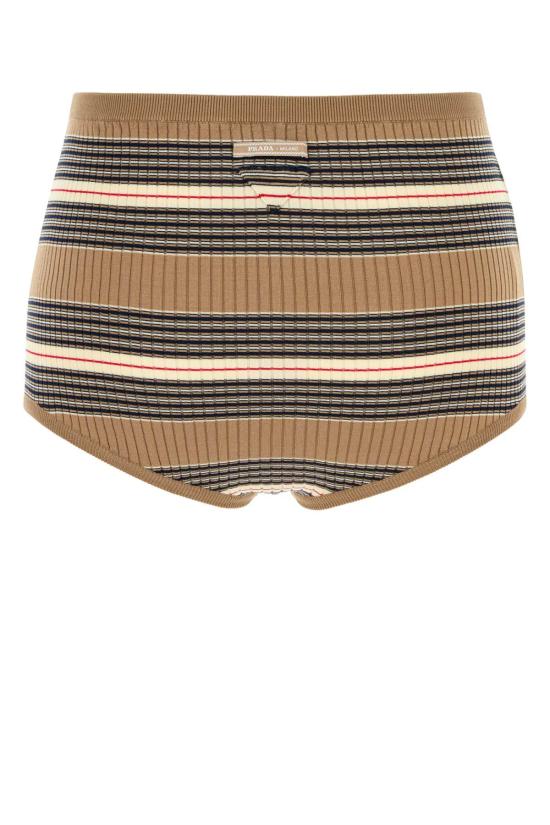 25FW 프라다 숏팬츠 22310SOOO17KJ F0040 Stripped - PRADA