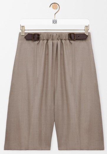 25FW 로에베 숏팬츠 S540Y1AX04 8586 BEIGEMELANGE