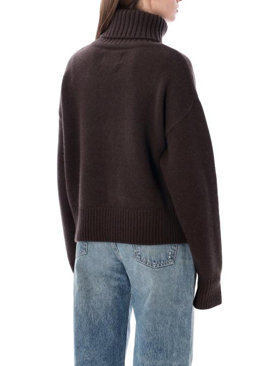 26FW 익스트림캐시미어 스웨터 CROPXTRA DARK BROWN - EXTREME CASHMERE