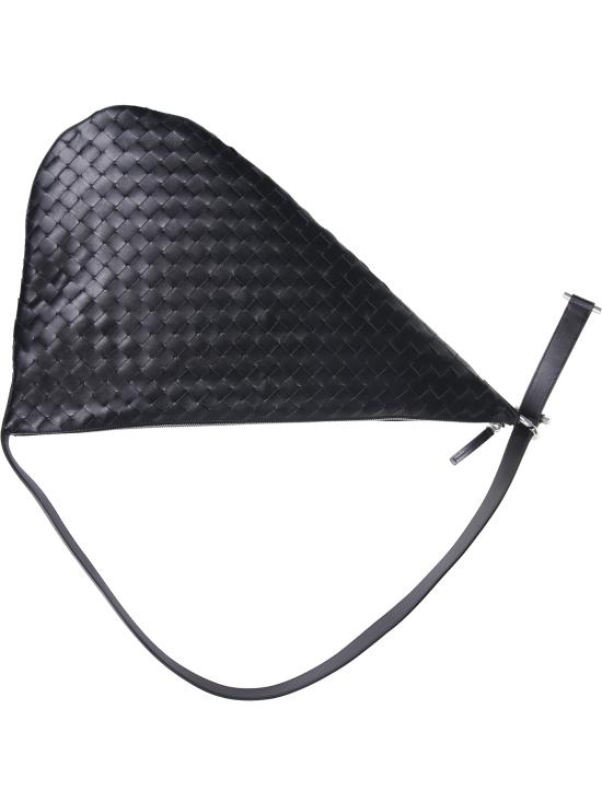 25FW 보테가베네타 비귤 메신저백 743574 V2HL1 8803 BLACK SILVER - BOTTEGA VENETA