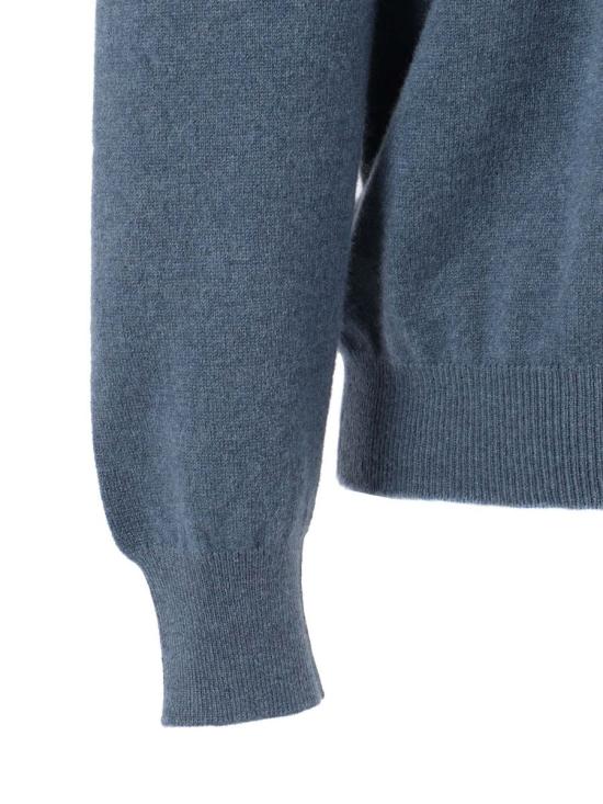 25FW 페델리 터틀넥 MU007005 PAVONE 241342 BLUE - FEDELI