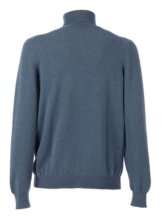 25FW 페델리 터틀넥 MU007005 PAVONE 241342 BLUE - FEDELI