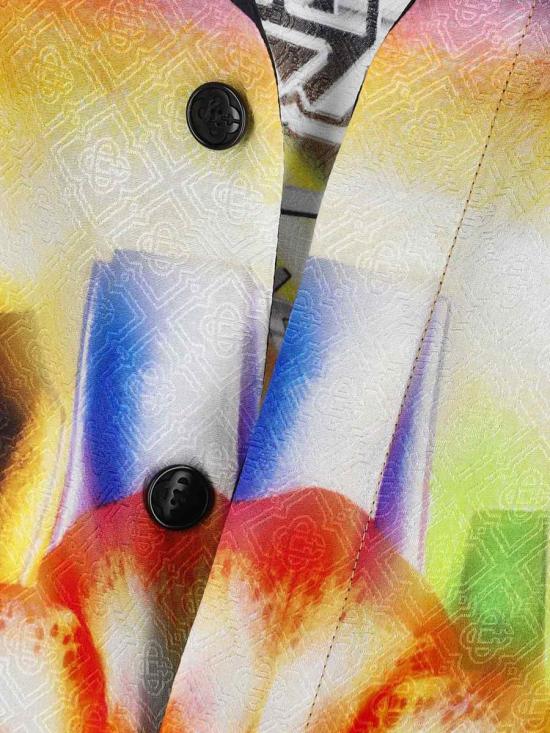 25FW 카사블랑카 긴팔 셔츠 U AW25 SH 006 04 MORCHID SKYLINE MULTICOLOUR - CASABLANCA