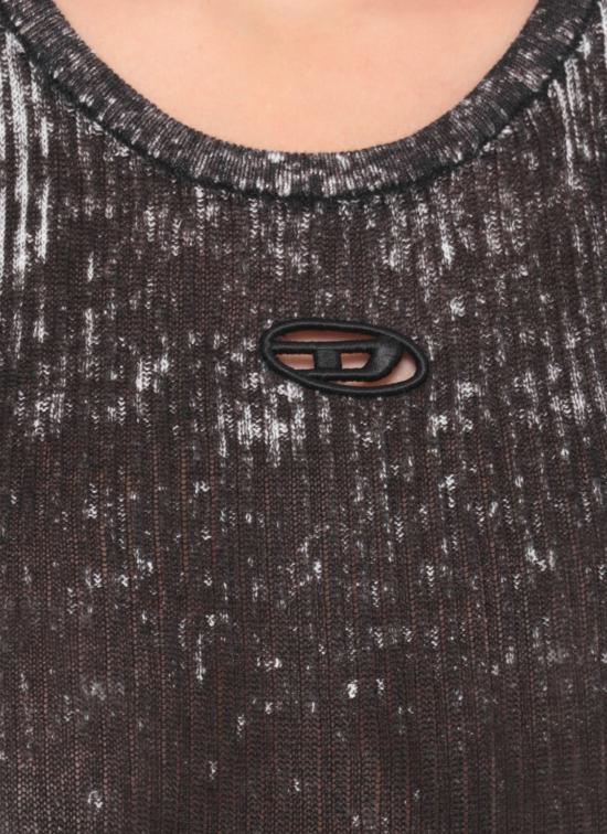 25FW 디젤 미디 원피스 A18881 0IKCL9XX Black - DIESEL