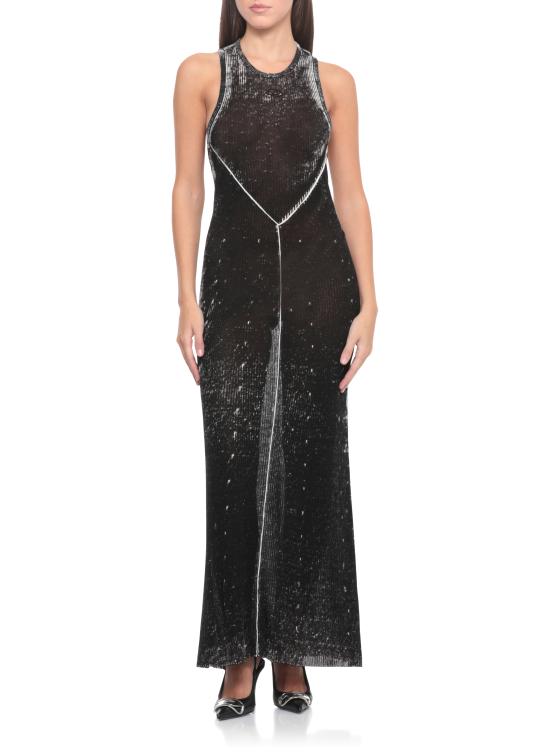 25FW 디젤 미디 원피스 A18881 0IKCL9XX Black - DIESEL