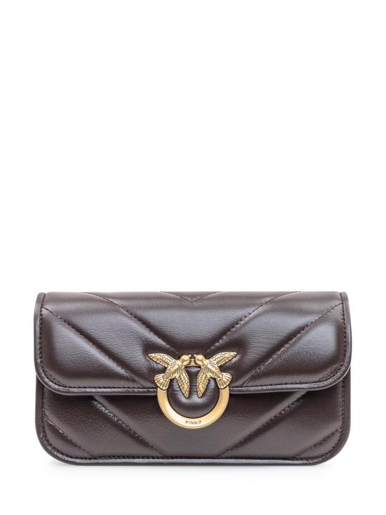 25FW 핑코 숄더백 105083A2W2 LA7Q BROWN