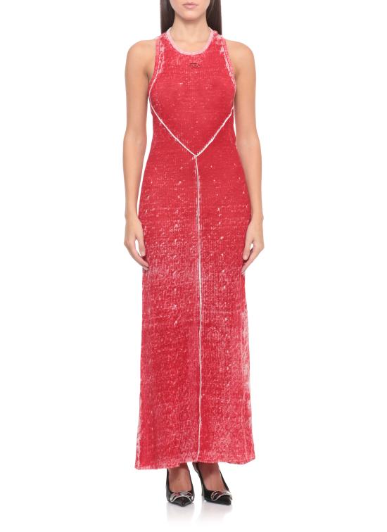 25FW 디젤 미디 원피스 A18881 0IKCL42A Red - DIESEL