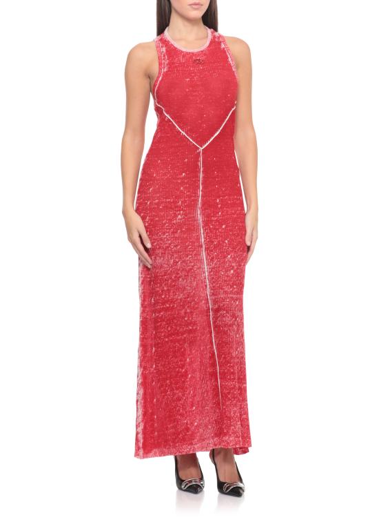 25FW 디젤 미디 원피스 A18881 0IKCL42A Red - DIESEL