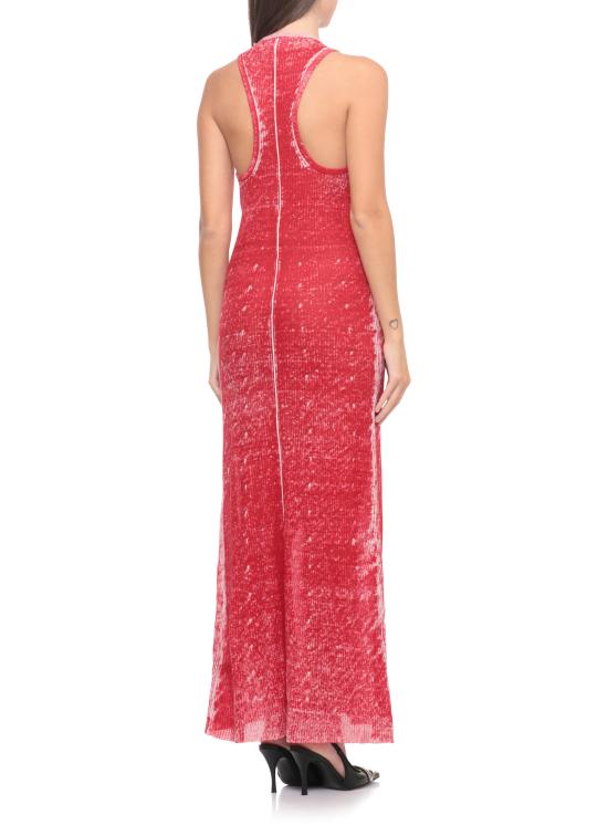 25FW 디젤 미디 원피스 A18881 0IKCL42A Red - DIESEL