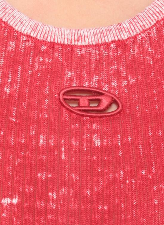 25FW 디젤 미디 원피스 A18881 0IKCL42A Red - DIESEL