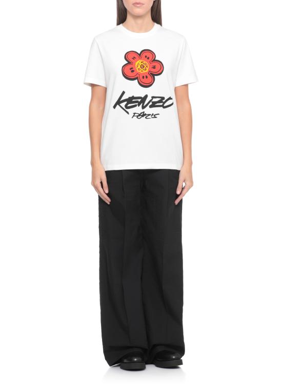 25FW 겐조 반팔 티셔츠 FF62TS356 4SG02 White - KENZO