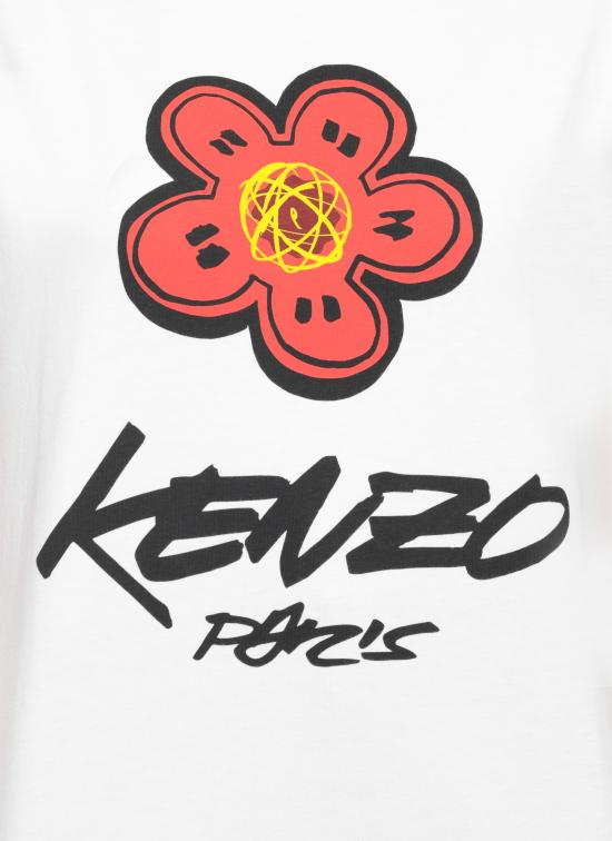 25FW 겐조 반팔 티셔츠 FF62TS356 4SG02 White - KENZO