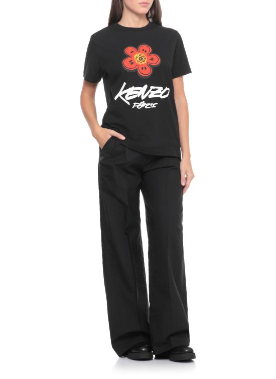 25FW 겐조 반팔 티셔츠 FF62TS356 4SG99J Black - KENZO