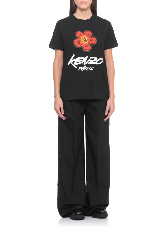 25FW 겐조 반팔 티셔츠 FF62TS356 4SG99J Black - KENZO