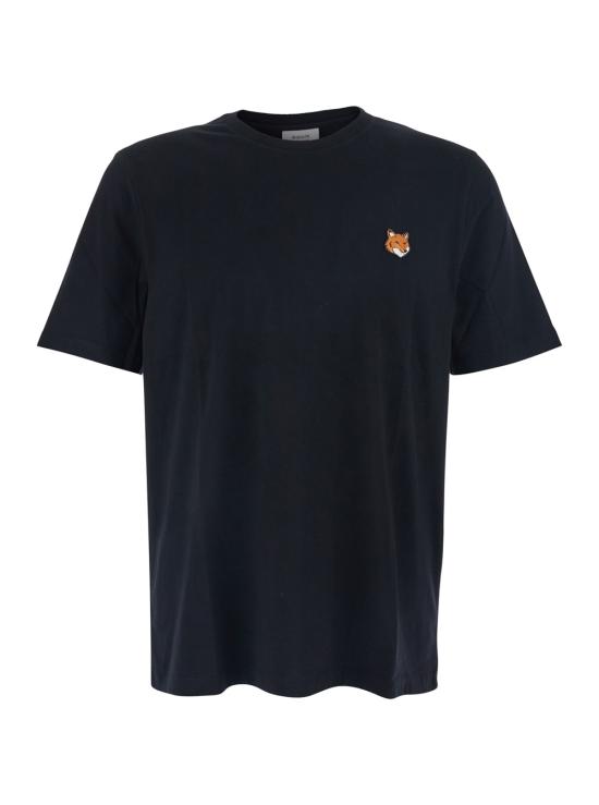 26SS 메종키츠네 폭스 헤드 레귤러 티셔츠 PM00107KJ7026P199 Black