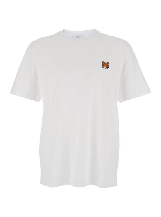 26SS 메종키츠네 폭스 헤드 레귤러 티셔츠 PM00107KJ7026P100 White