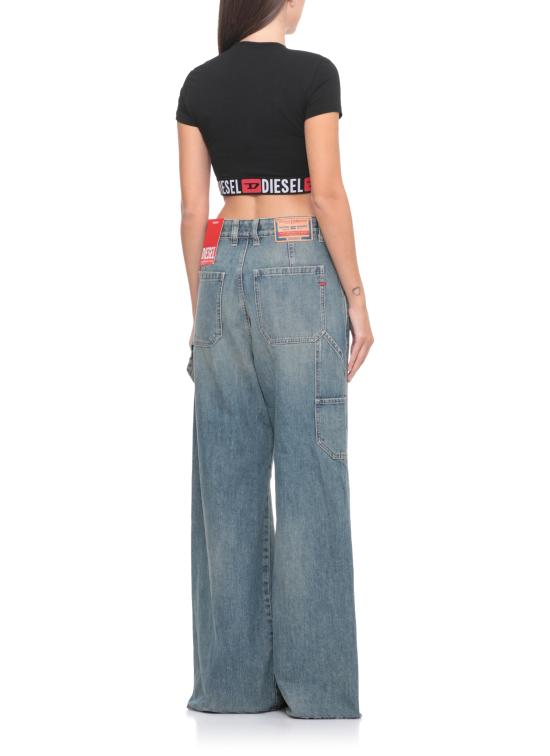 25FW 디젤 반팔 티셔츠 A18273 0NJAP9XX Black - DIESEL