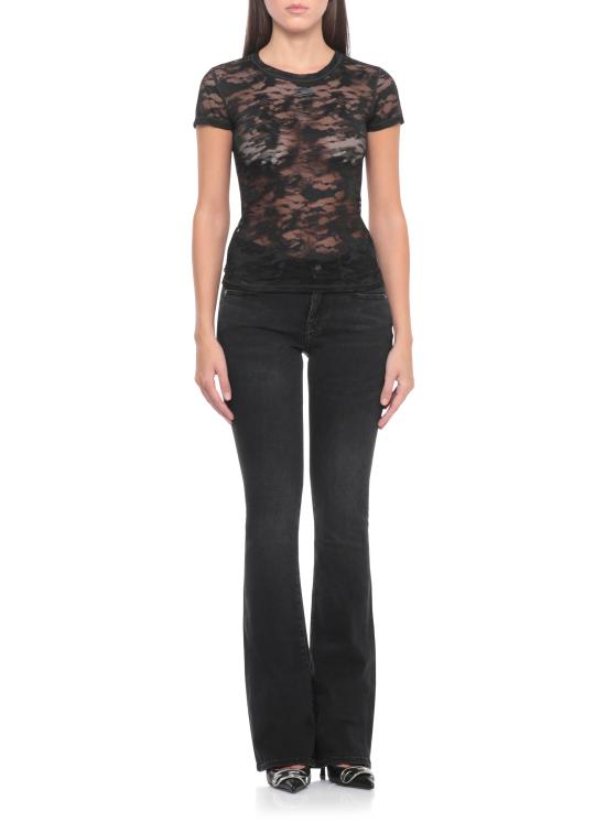 25FW 디젤 반팔 티셔츠 A18315 0DRAK900 Black - DIESEL