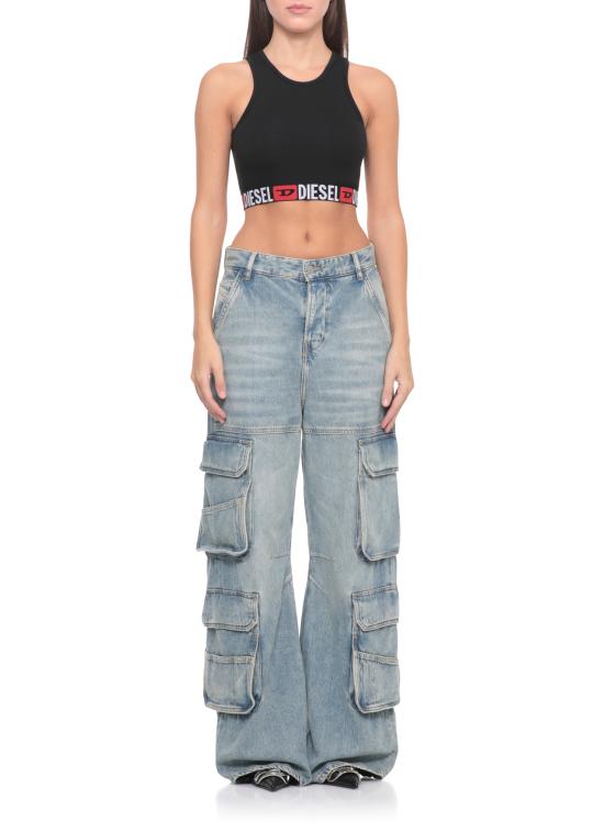 25FW 디젤 민소매 티셔츠 A17638 0NJAP9XX Black - DIESEL