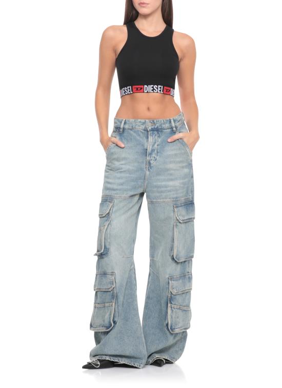 25FW 디젤 민소매 티셔츠 A17638 0NJAP9XX Black - DIESEL