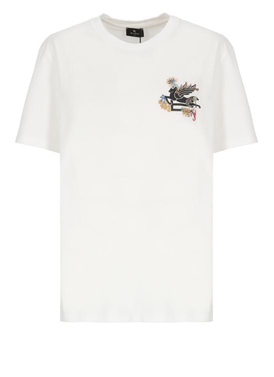 25FW 에트로 반팔 티셔츠 WRMA0005 AR362W0001 White