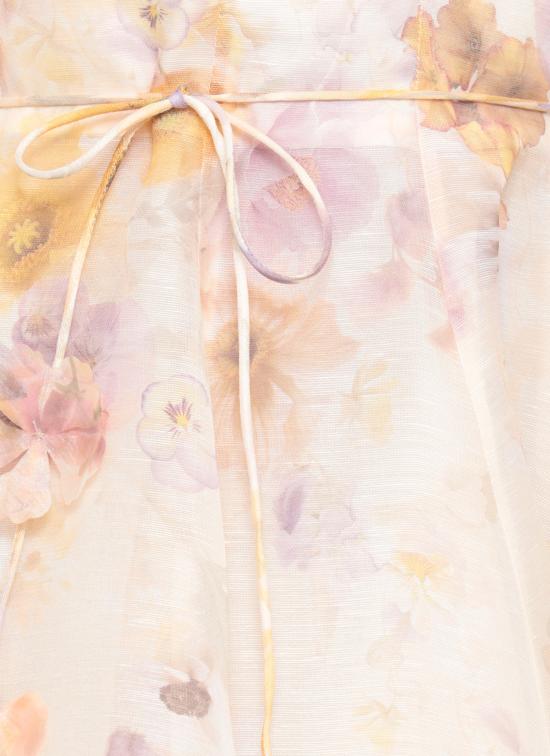 25FW 짐머만 미디 원피스 4693DF252 PSFL Beige - ZIMMERMANN