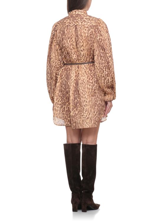 25FW 짐머만 미디 원피스 4593DSS255 TNLP Yellow - ZIMMERMANN