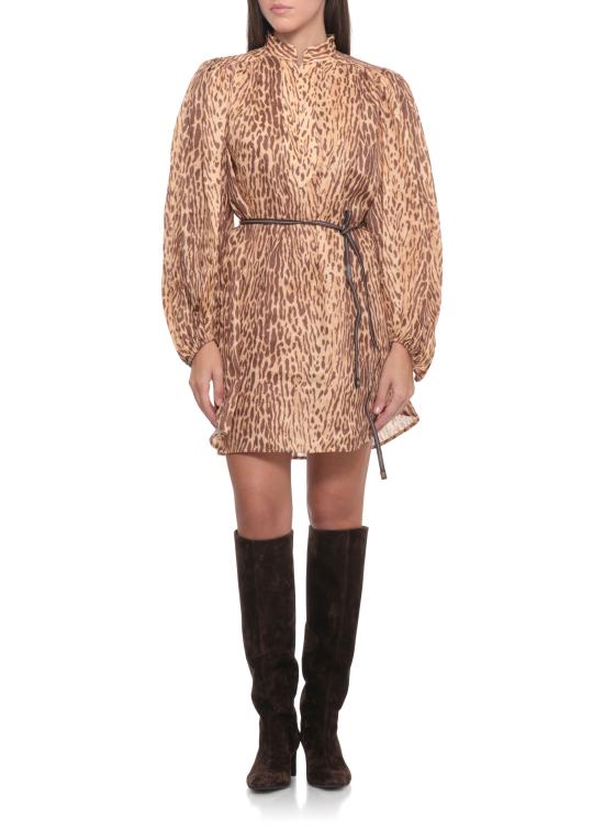 25FW 짐머만 미디 원피스 4593DSS255 TNLP Yellow - ZIMMERMANN