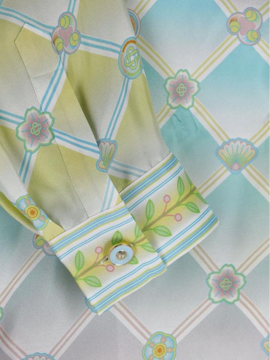 25FW 카사블랑카 긴팔 셔츠 U AW25 SH 006 02 M CANDY ICONS MultiColour - CASABLANCA